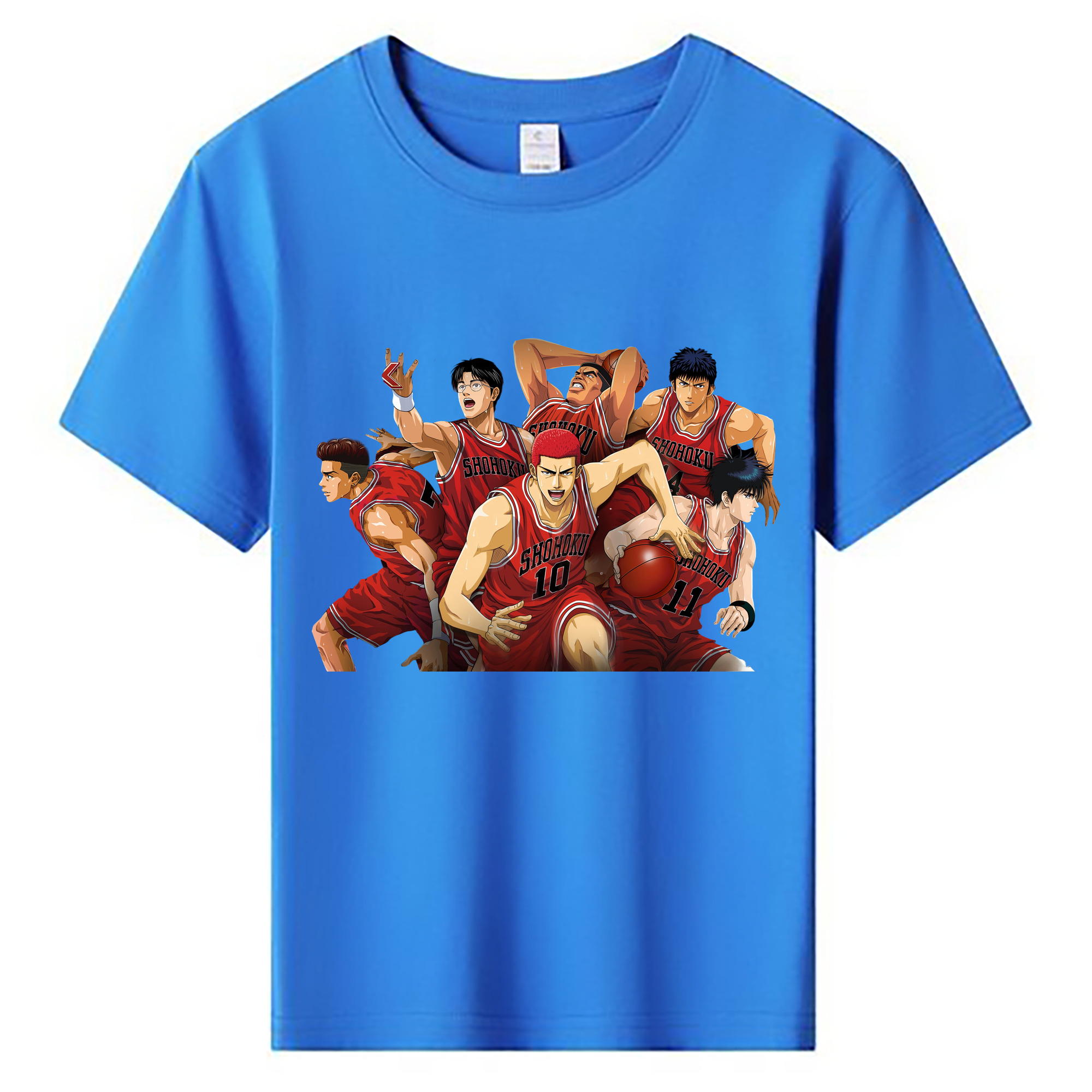 （画像用） SLAM DUNK／スラムダンク 綿100％キッズTシャツ（フロントプリント）